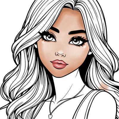 beautiful realistic girl