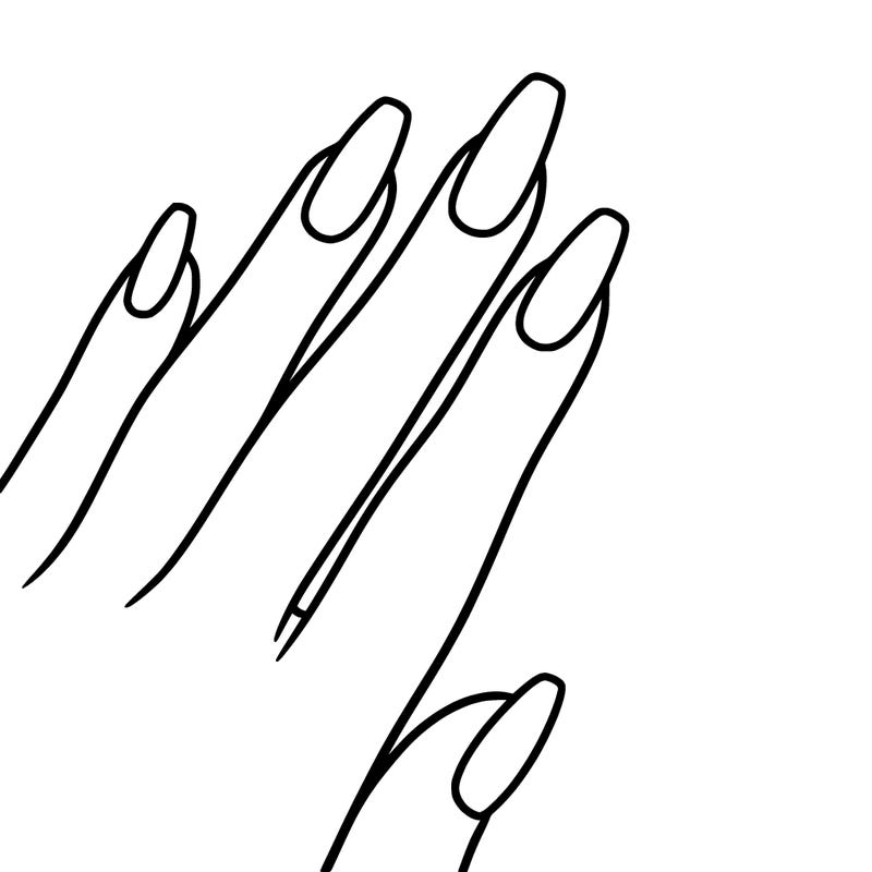 nails to design with nothing on them