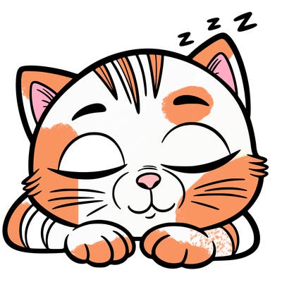 sleepy cat