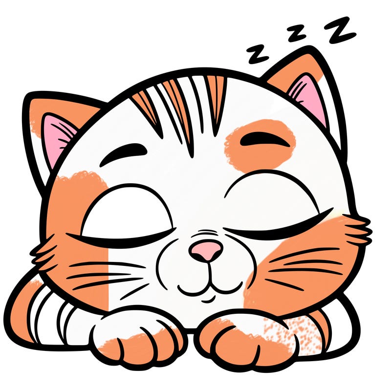 sleepy cat