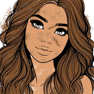 beautiful realistic girl