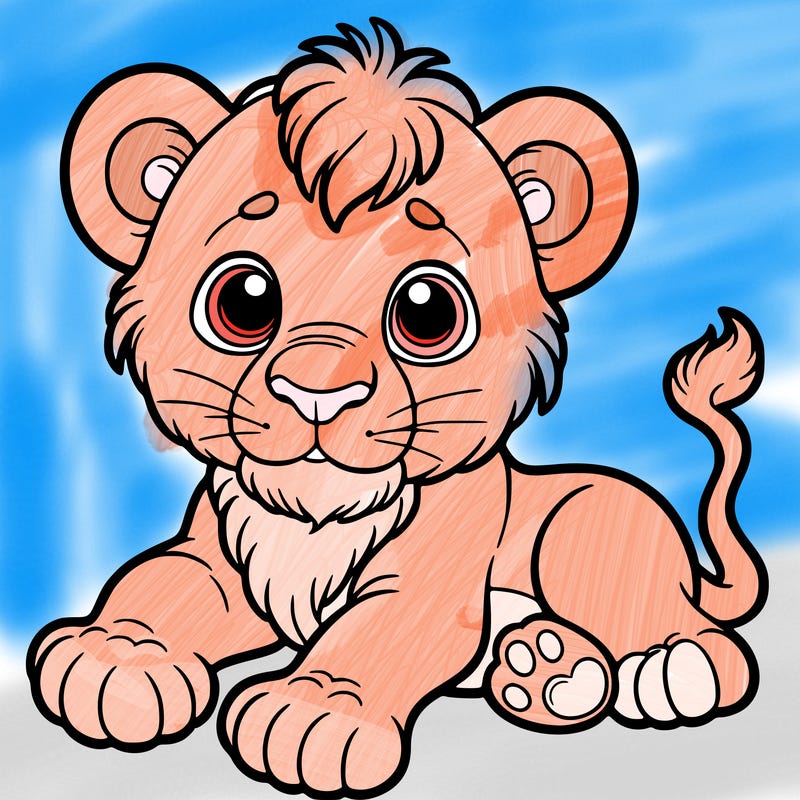 lion cub