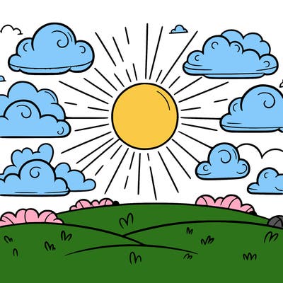 sky and clouds