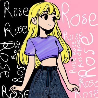 girl in a cute crop top