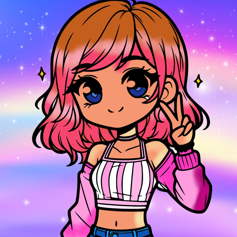 cute girl with crop top