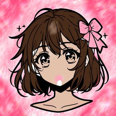 anime girl face