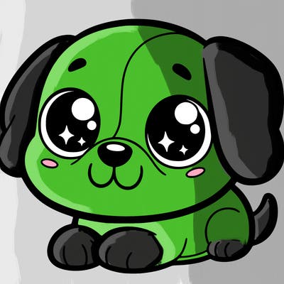 cute dog with cute eyes