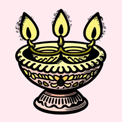 dip lamps for diwali