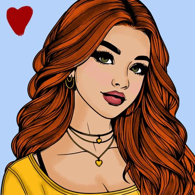 detailed realistic girl