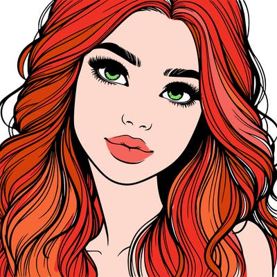 beautiful realistic girl