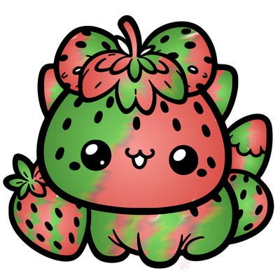 strawberry cat