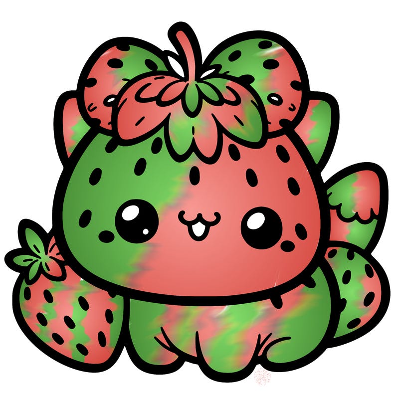 strawberry cat