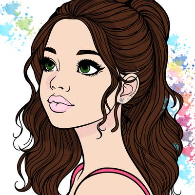 beautiful realistic girl