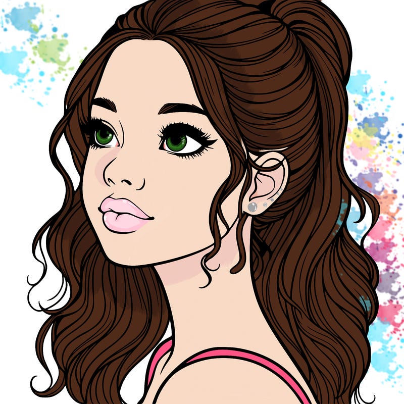 beautiful realistic girl