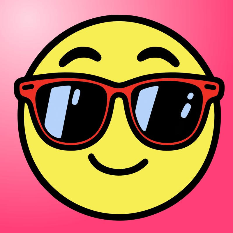 emoji with sunglasses