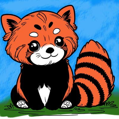 red panda