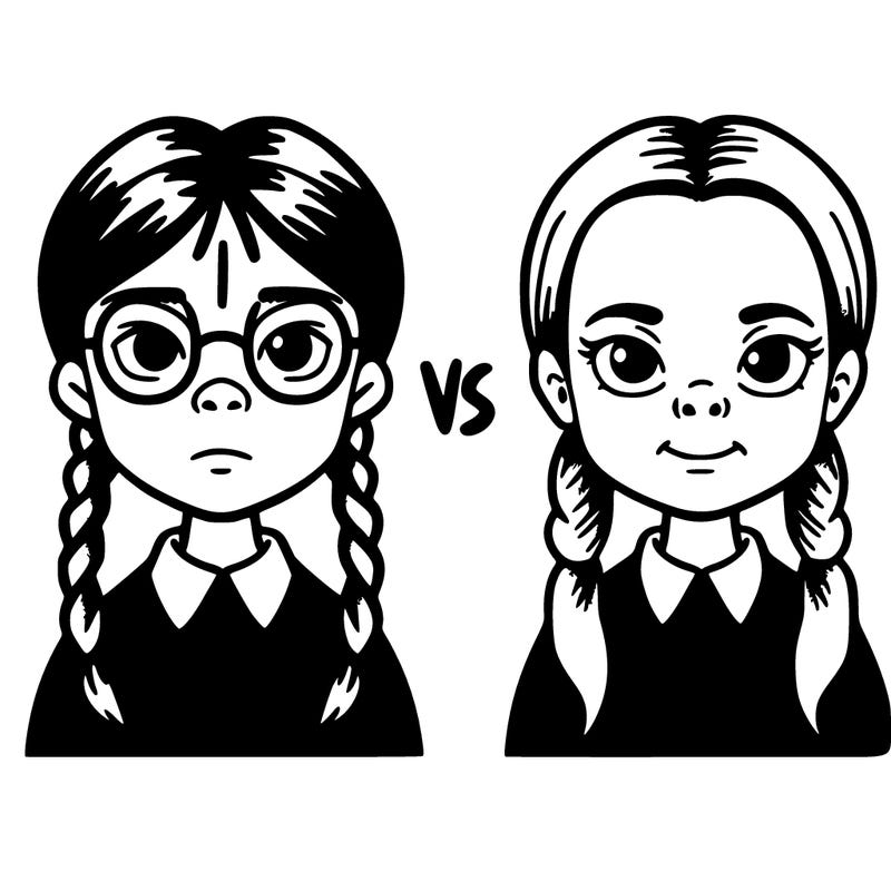 wednesday adams vs enid