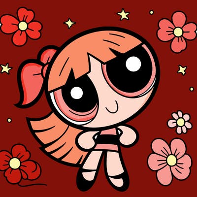 a powerpuff girl