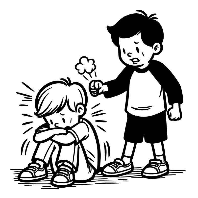 a boy getting bullied