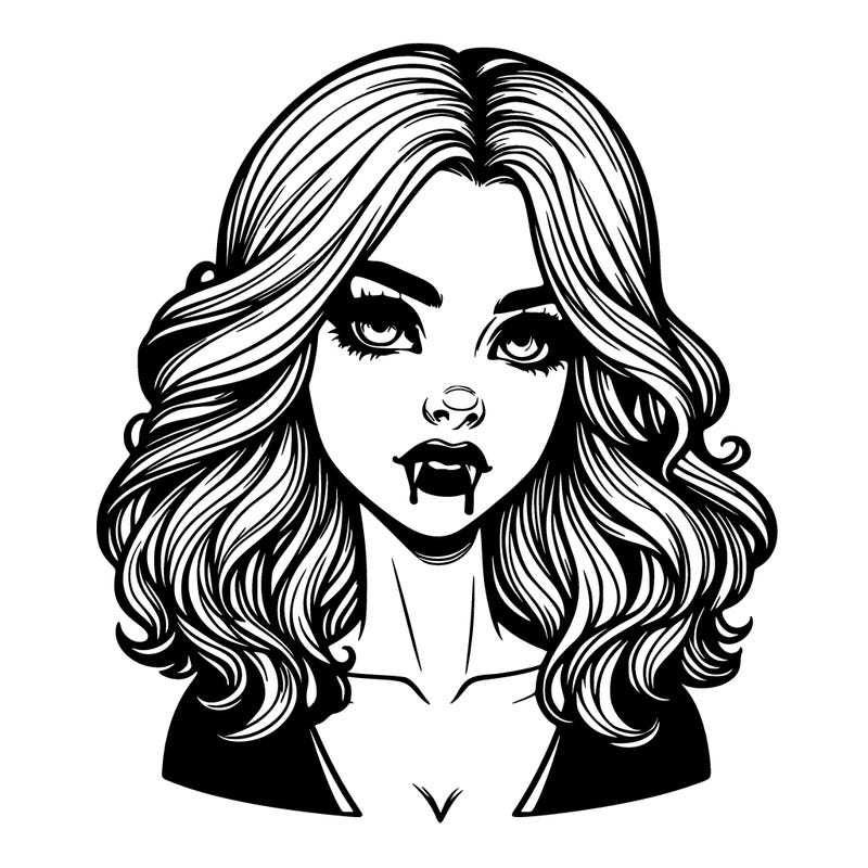 realistic vampire girl