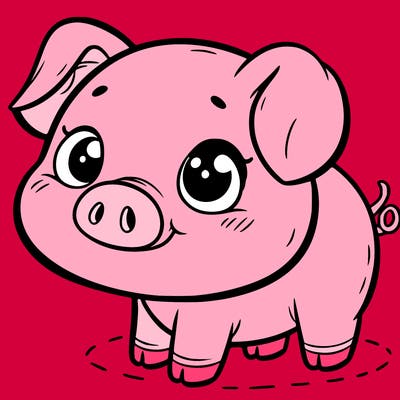a pig