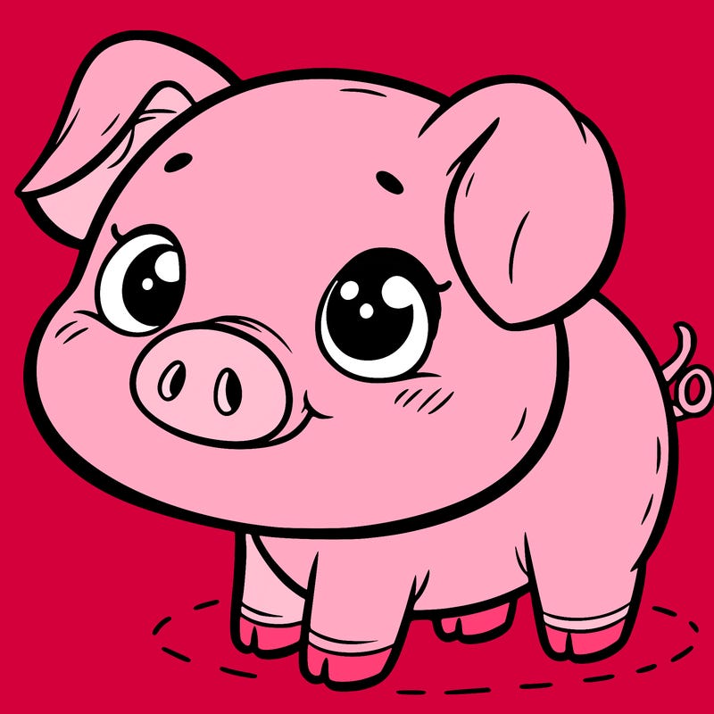 a pig