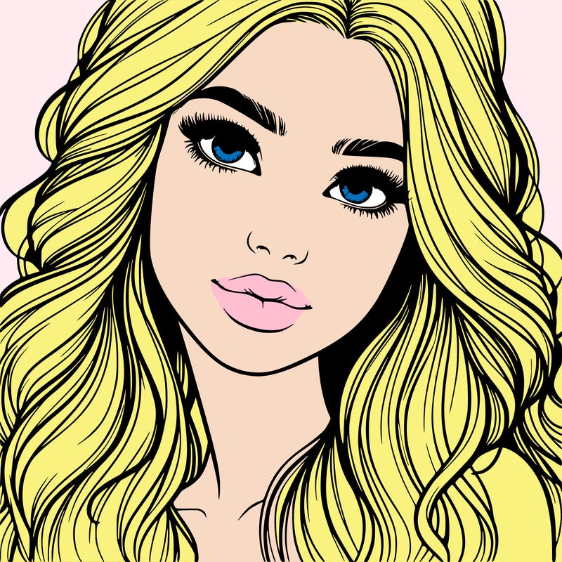 beautiful realistic girl