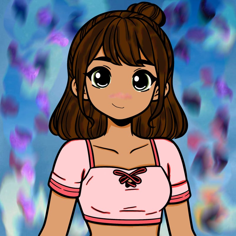 girl with crop top