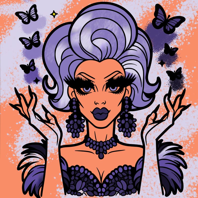 glam drag queen