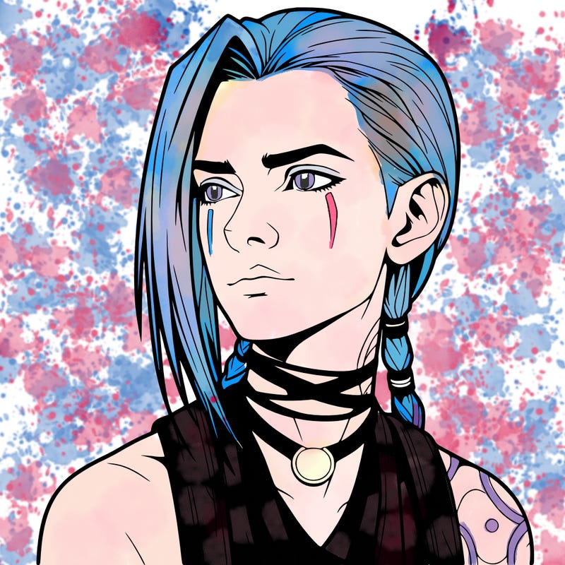 jinx from arcane realistic