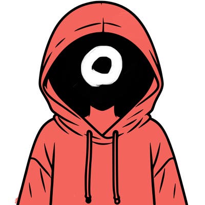 faceless girl in hoodie
