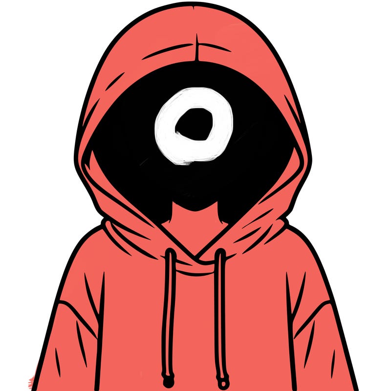 faceless girl in hoodie