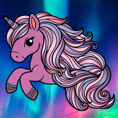easy unicorn drawing