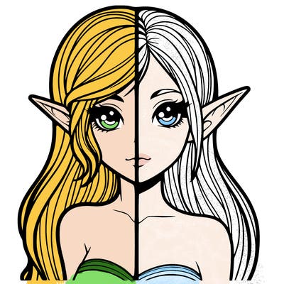 realistic elf girl