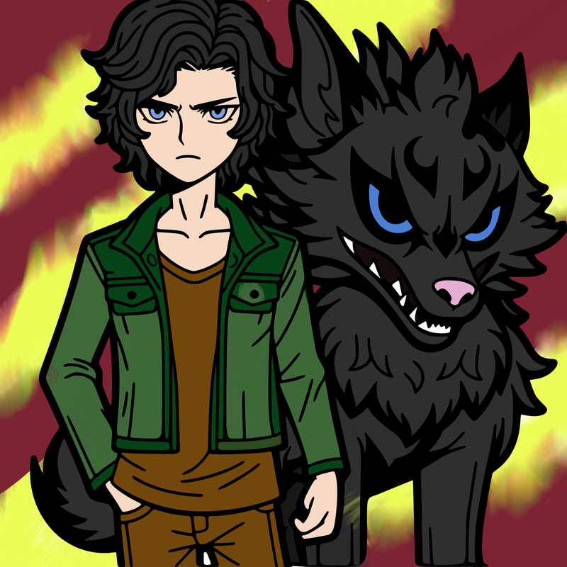 sirius black next to a grim