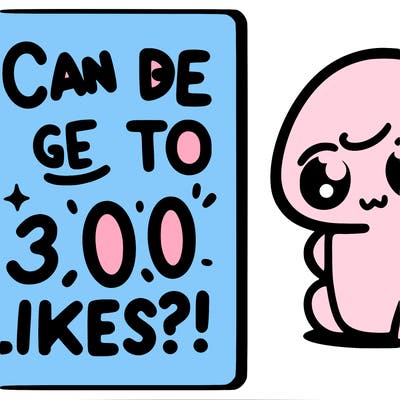can we get to 300 likes!?