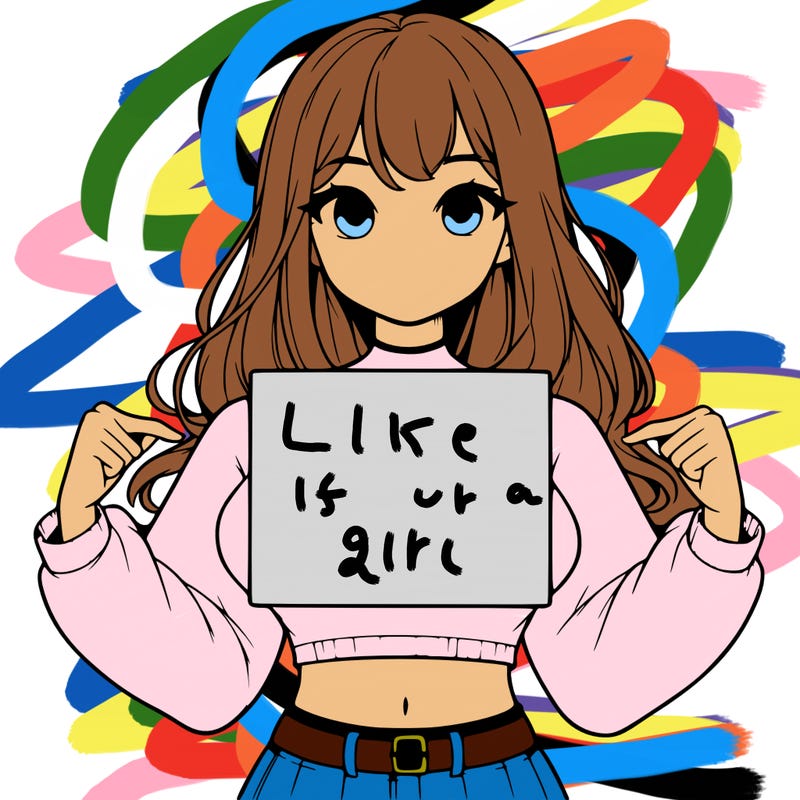 girl holding a blank sign in a long sleeve crop top