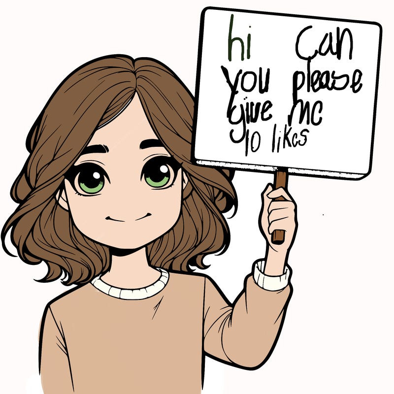 realistic girl holding up a sign