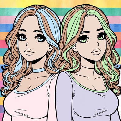 realistic twin sisters