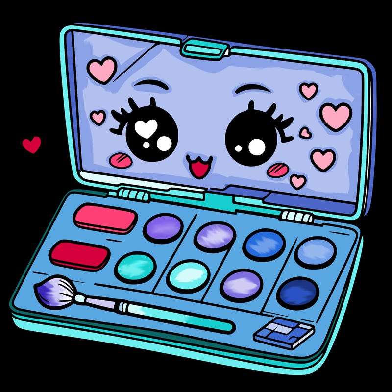 makeup pallet