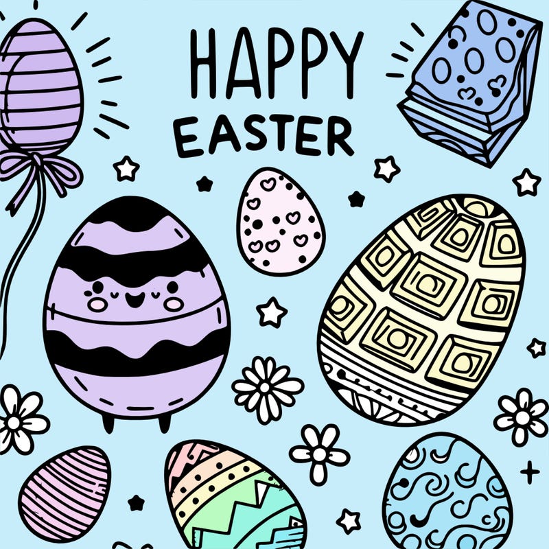 easter egg happy easter sigh chocolate