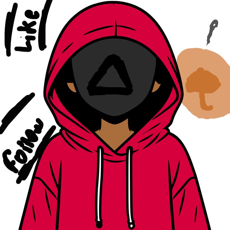 faceless girl in hoodie