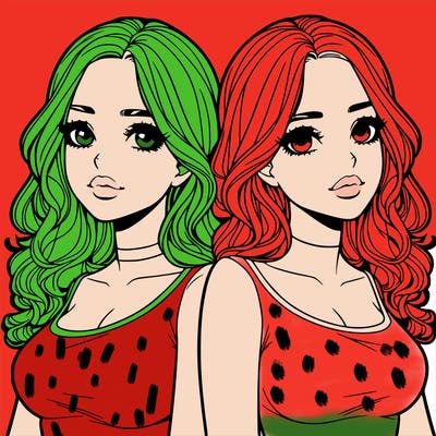 realistic twin sisters