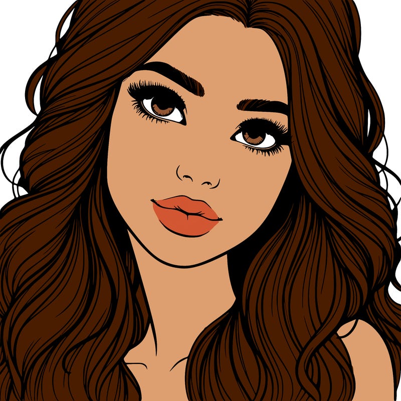 beautiful realistic girl