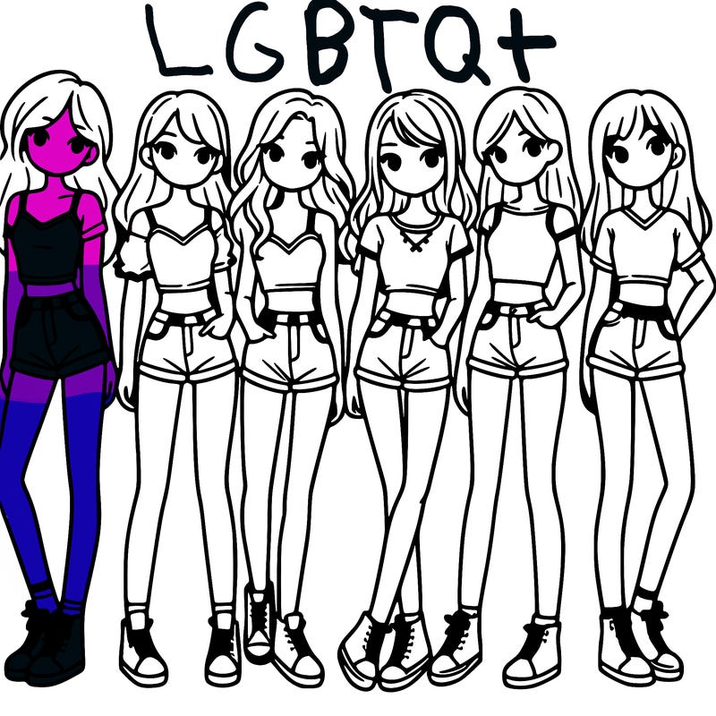 a group of girls wearing crop tops and shorts