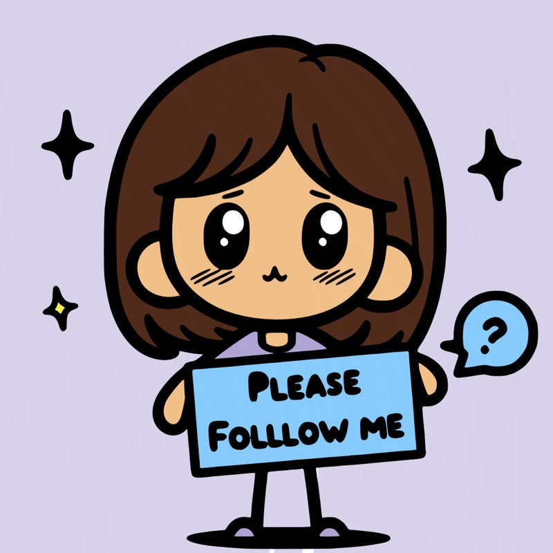 please follow me