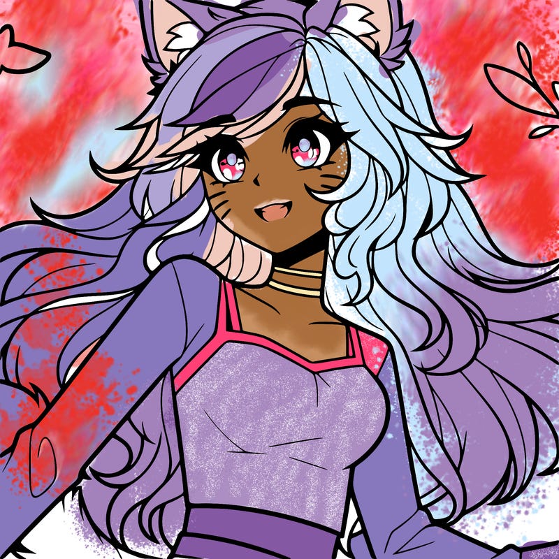 aphmau cat wolf human girl