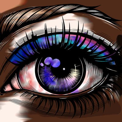 realistic eye