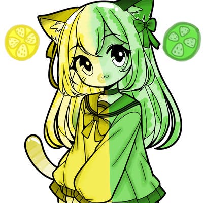 cat anime girl