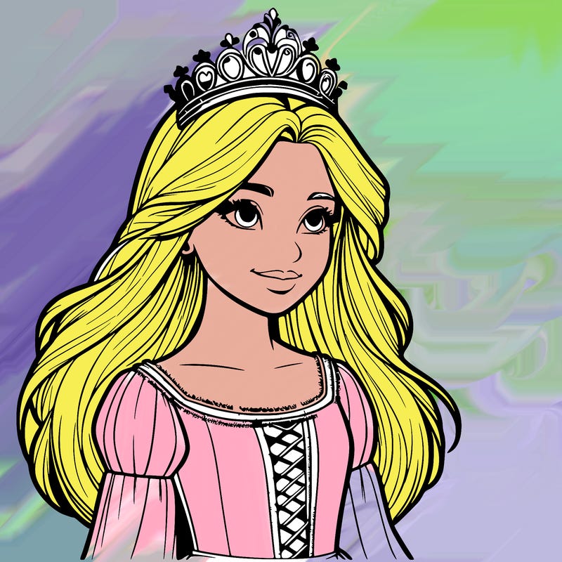 a realistic medieval princess with a tiara